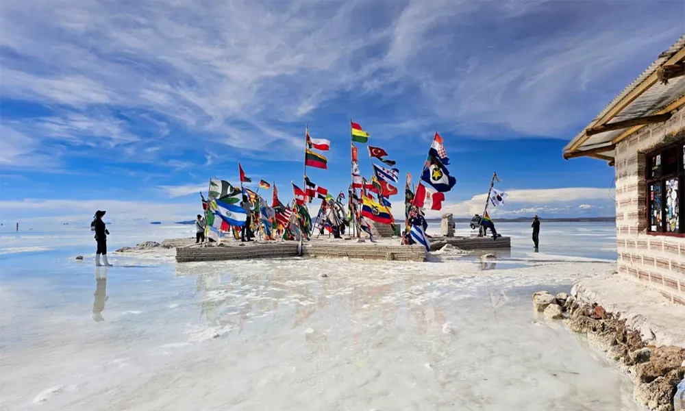 O que é a Floresta de Bandeiras no Salar de Uyuni?